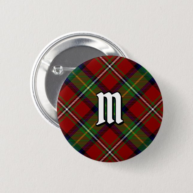 Clan Boyd Tartan 6 Cm Round Badge (Front & Back)