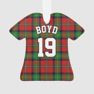 Clan Boyd Tartan Christmas Jersey Ornament