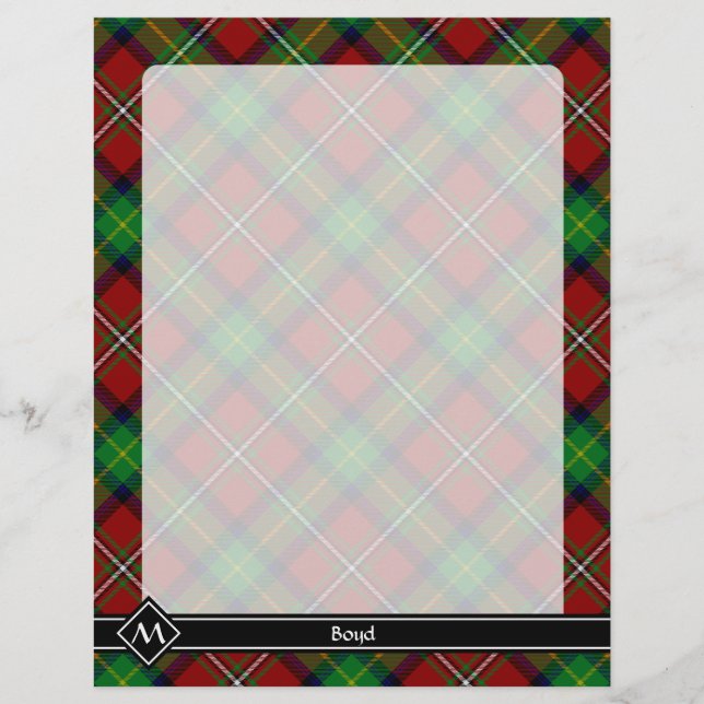 Clan Boyd Tartan Flyer (Front)