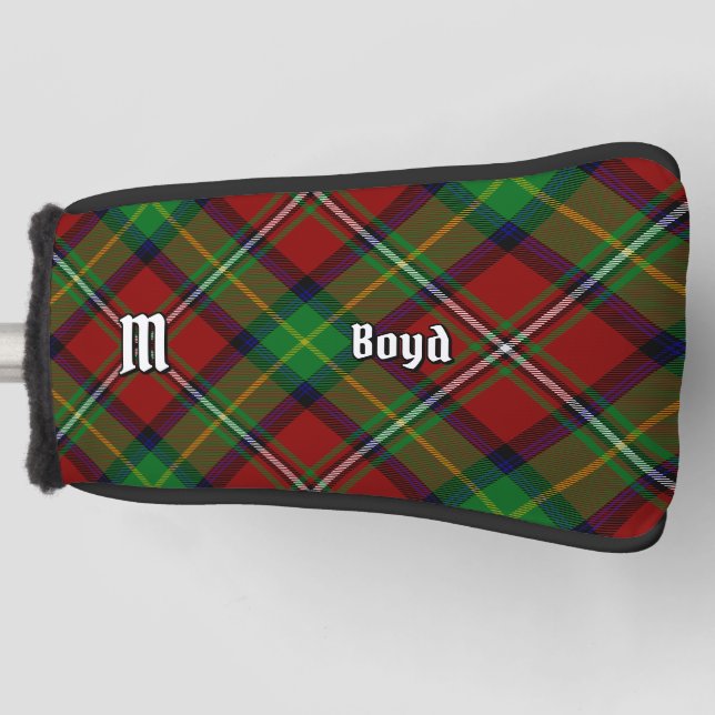Clan Boyd Tartan Golf Head Cover (Front)