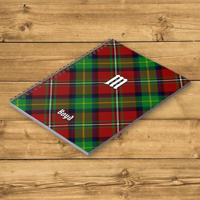 Clan Boyd Tartan Notebook (Creator Uploaded)