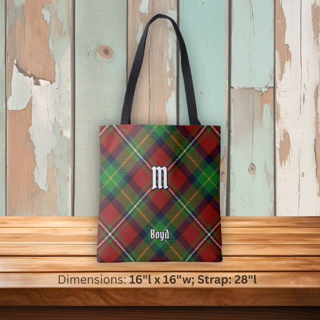 Clan Boyd Tartan Tote Bag (Creator Uploaded)