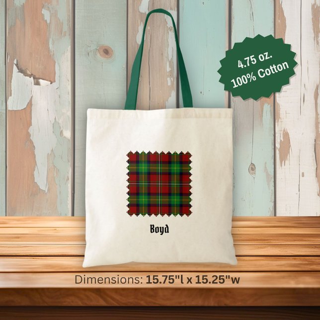 Clan Boyd Tartan Tote Bag (Creator Uploaded)