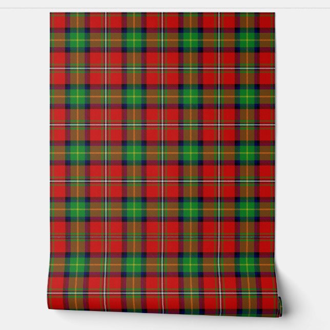 Clan Boyd Tartan Wallpaper (Unrolling)