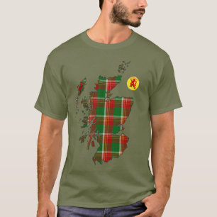 Clan Brisbane [EDIT] Tartan Map T-Shirt