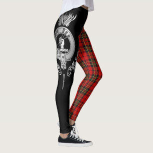 Clan Brodie Crest & Tartan Leggings