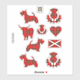 Clan Brodie Tartan Sticker