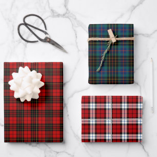 Clan Brodie Tartan Variations Wrapping Paper Sheet