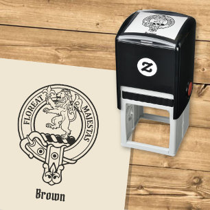 Clan Brown Crest Self-inking Stamp