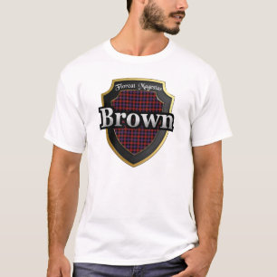 Clan Brown Scotland Tartan Dynasty T-Shirt