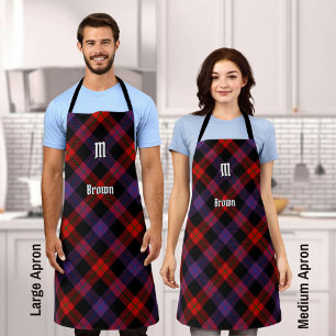 Clan Brown Tartan Apron