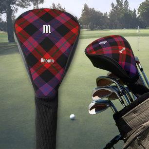 Clan Brown Tartan Golf Head Cover