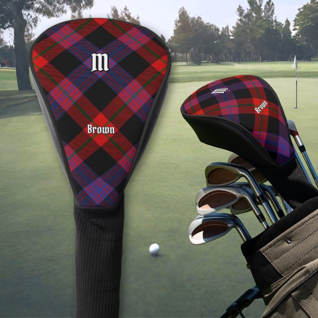 Clan Brown Tartan Golf Head Cover (Creator Uploaded)