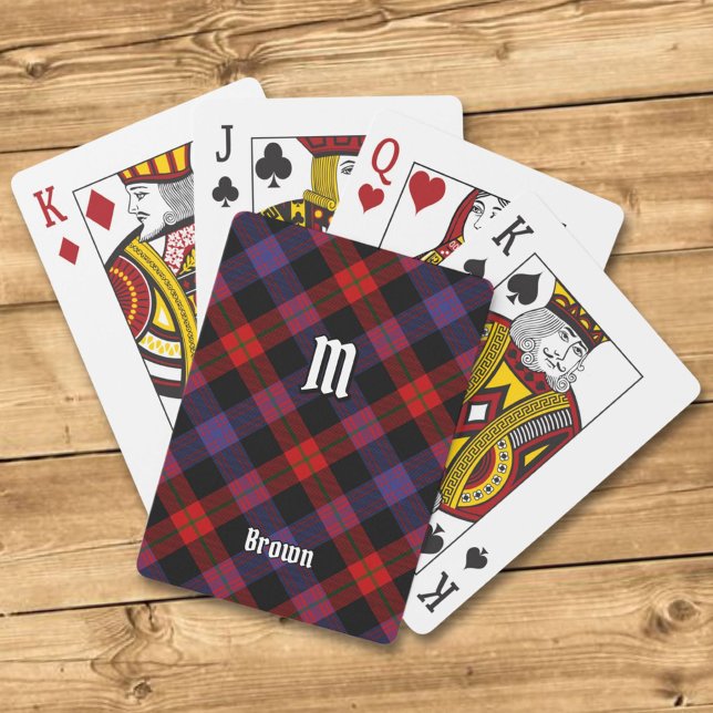 Clan Brown Tartan Playing Cards (Creator Uploaded)
