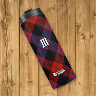 Clan Brown Tartan Thermal Tumbler