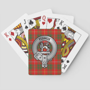 Clan Bruce Crest & Tartan Playing Cards