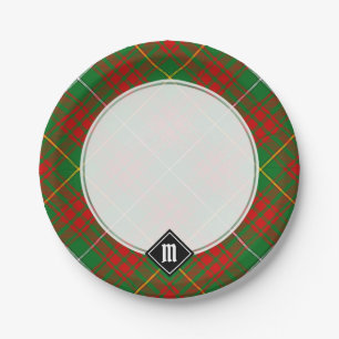 Clan Bruce Hunting Tartan Paper Plate