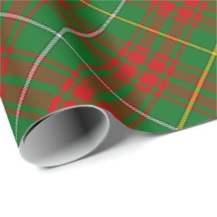 Clan Bruce Hunting Tartan Wrapping Paper