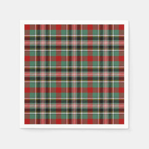 Clan Bruce Of Kinnaird Tartan Napkin