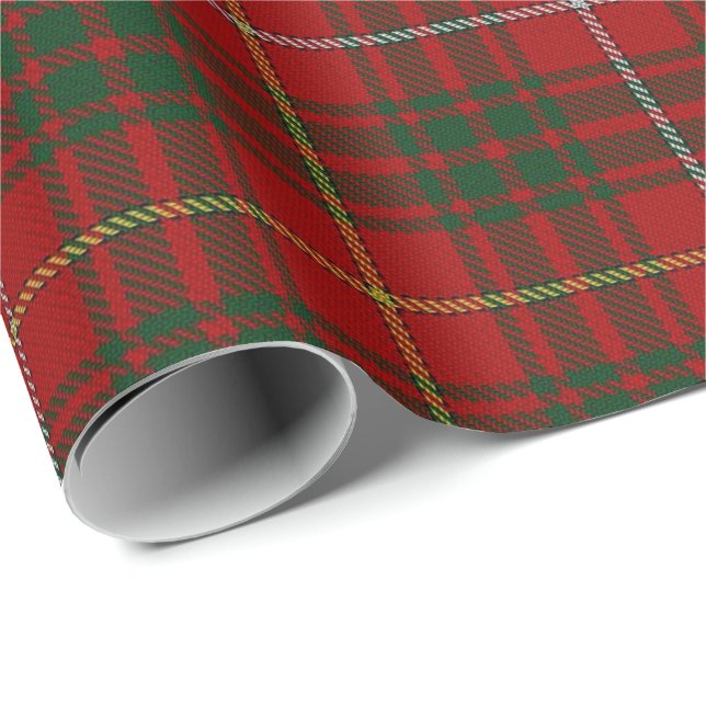 Clan Bruce Scottish Tartan Wrapping Paper (Roll Corner)
