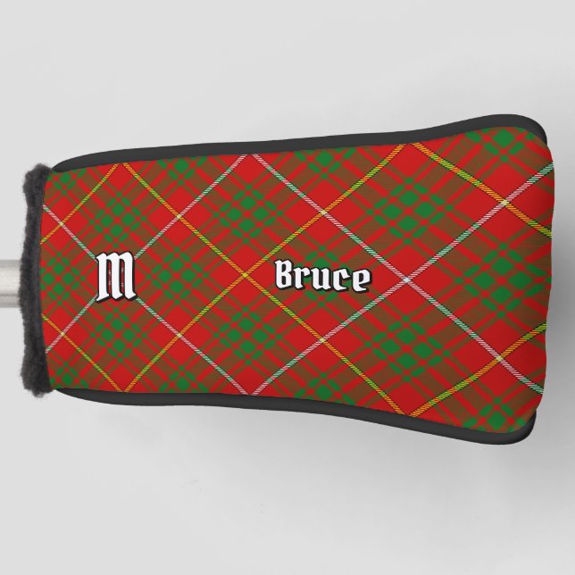 Clan Bruce Tartan Golf Head Cover (Front)