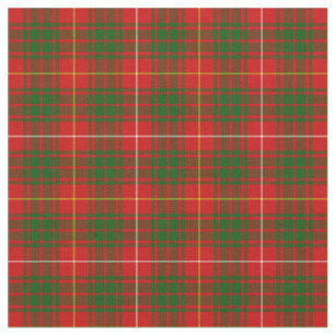 Clan Bruce Tartan Pattern Fabric