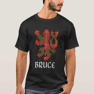 Clan Bruce Tartan Scottish Family Name Scotland Pr T-Shirt