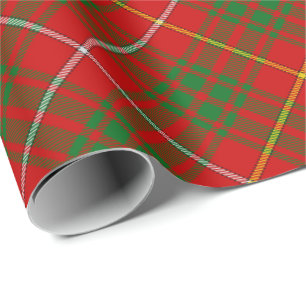 Clan Bruce Tartan Wrapping Paper