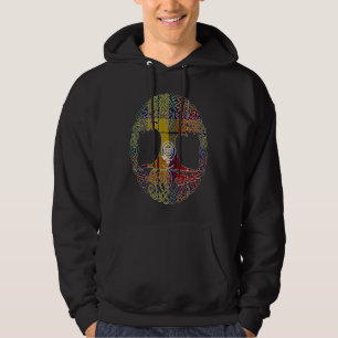 Clan Buchanan Celtic Tree of Life Tartan Crest Hoodie