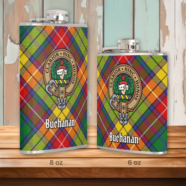 Clan Buchanan Crest Hip Flask (Creator Uploaded)