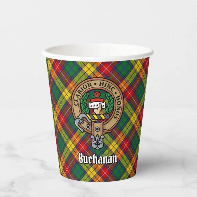Clan Buchanan Crest Paper Cups (Front)