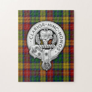 Clan Buchanan Crest & Tartan Jigsaw Puzzle