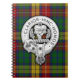 Clan Buchanan Crest & Tartan Notebook