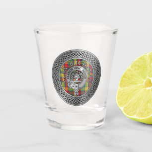 Clan Buchanan Crest & Tartan Shot Glass