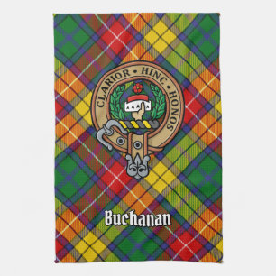 Clan Buchanan Crest Tea Towel