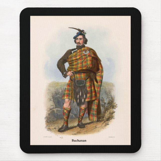 Clan Buchanan Mouse Pad (Front)