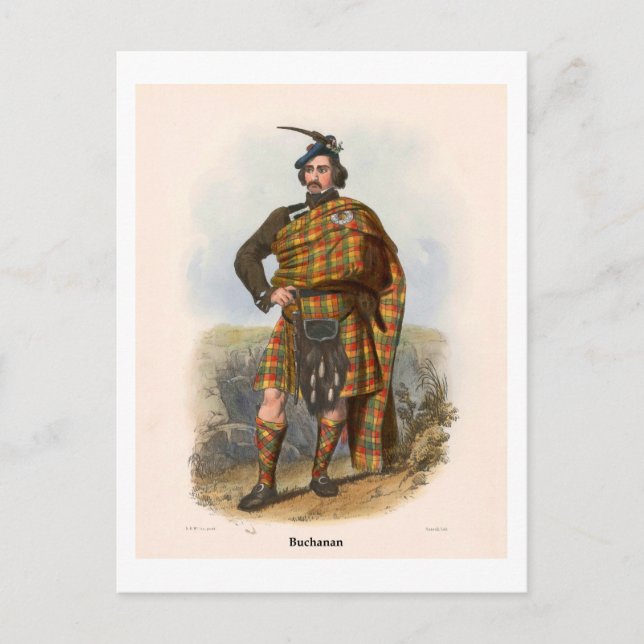 Clan Buchanan Postcard (Front)