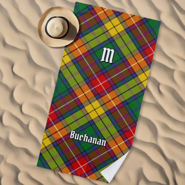 Clan Buchanan Tartan Beach Towel (Creator Uploaded)