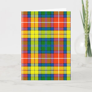 Clan Buchanan Tartan Card