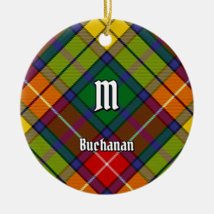 Clan Buchanan Tartan Ceramic Ornament