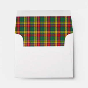 Clan Buchanan Tartan Envelope