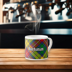 Clan Buchanan Tartan Espresso Cup