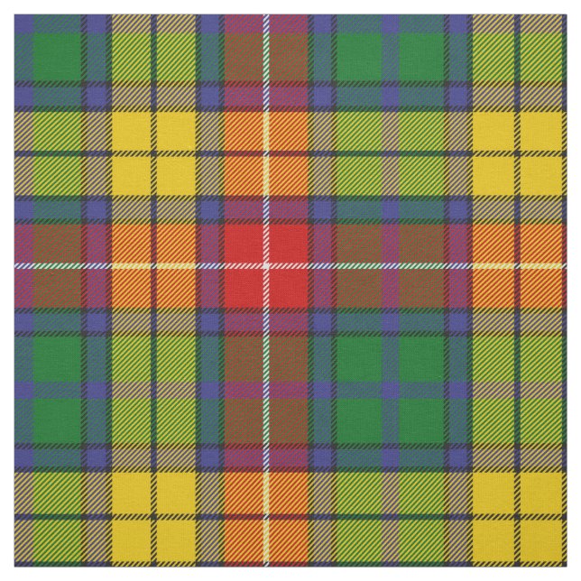 Clan Buchanan Tartan Fabric (Swatch)