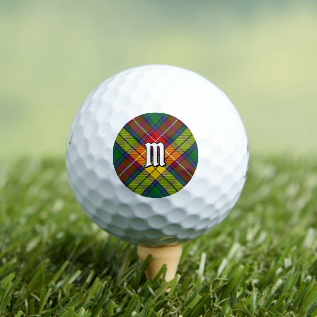 Clan Buchanan Tartan Golf Balls (Insitu Tee)