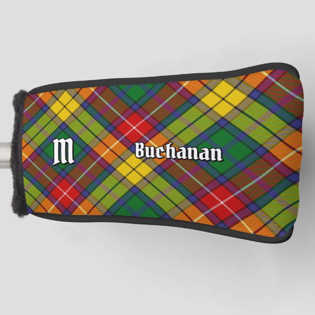 Clan Buchanan Tartan Golf Head Cover (Front)