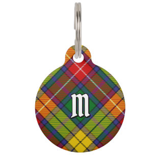 Clan Buchanan Tartan Pet Tag