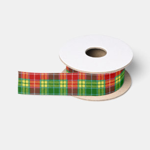Clan Buchanan Tartan Satin Ribbon