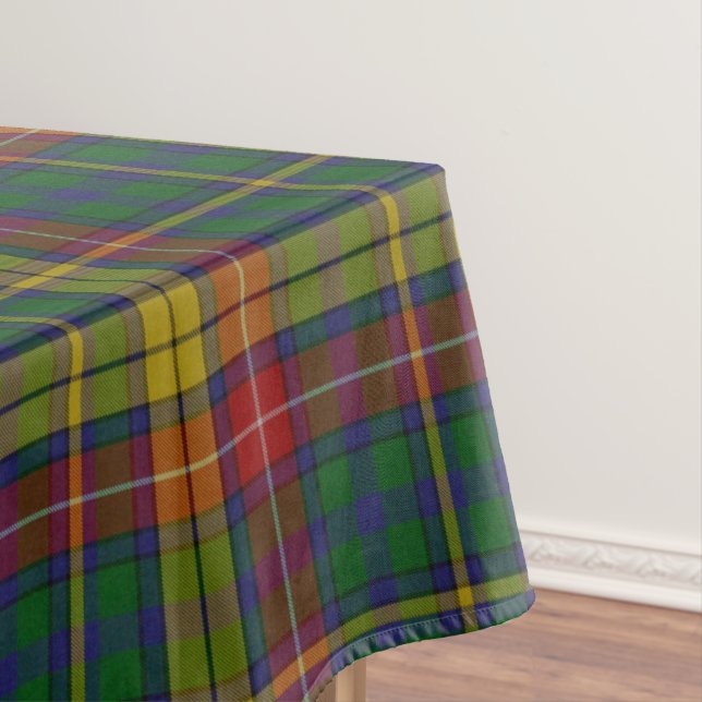 Clan Buchanan Tartan Tablecloth (In Situ)