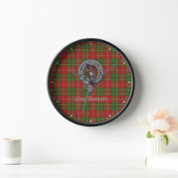 Clan Burnett Crest Badge & Tartan 