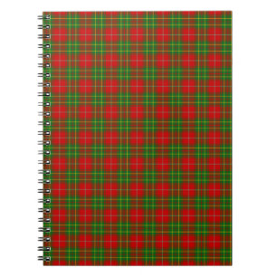 Clan Burnett Tartan Notebook